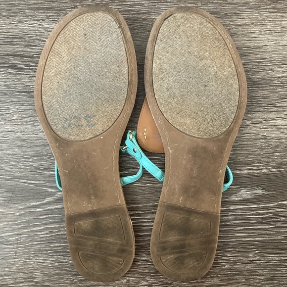 Tommy Hilfiger brown and teal sandals size 7.5 - Picture 4 of 4